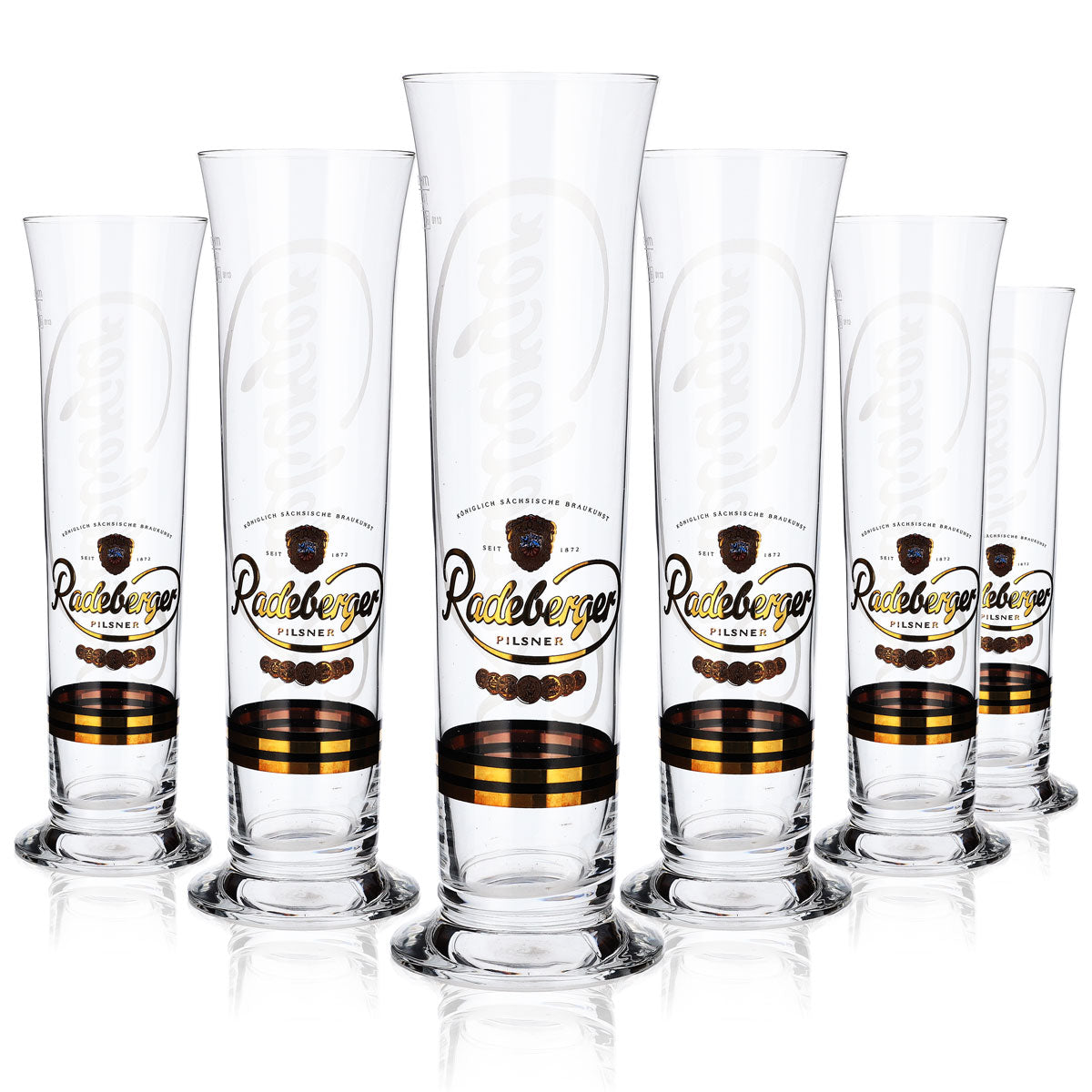 6 verres à bière Radeberger Verres à bière Verre droit 0,4 l Verre à bière Sahm – Vue 8