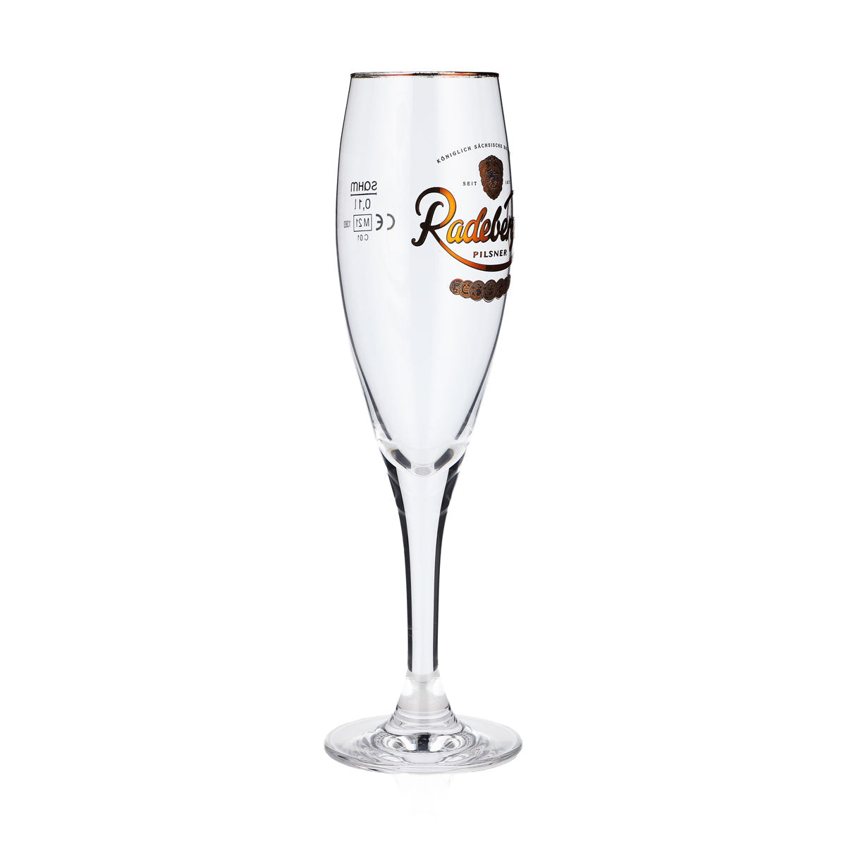 6 verres à bière Radeberger Verre de bienvenue Verre de dégustation 0,1 l Coupe Bord doré Sahm – Vue 3
