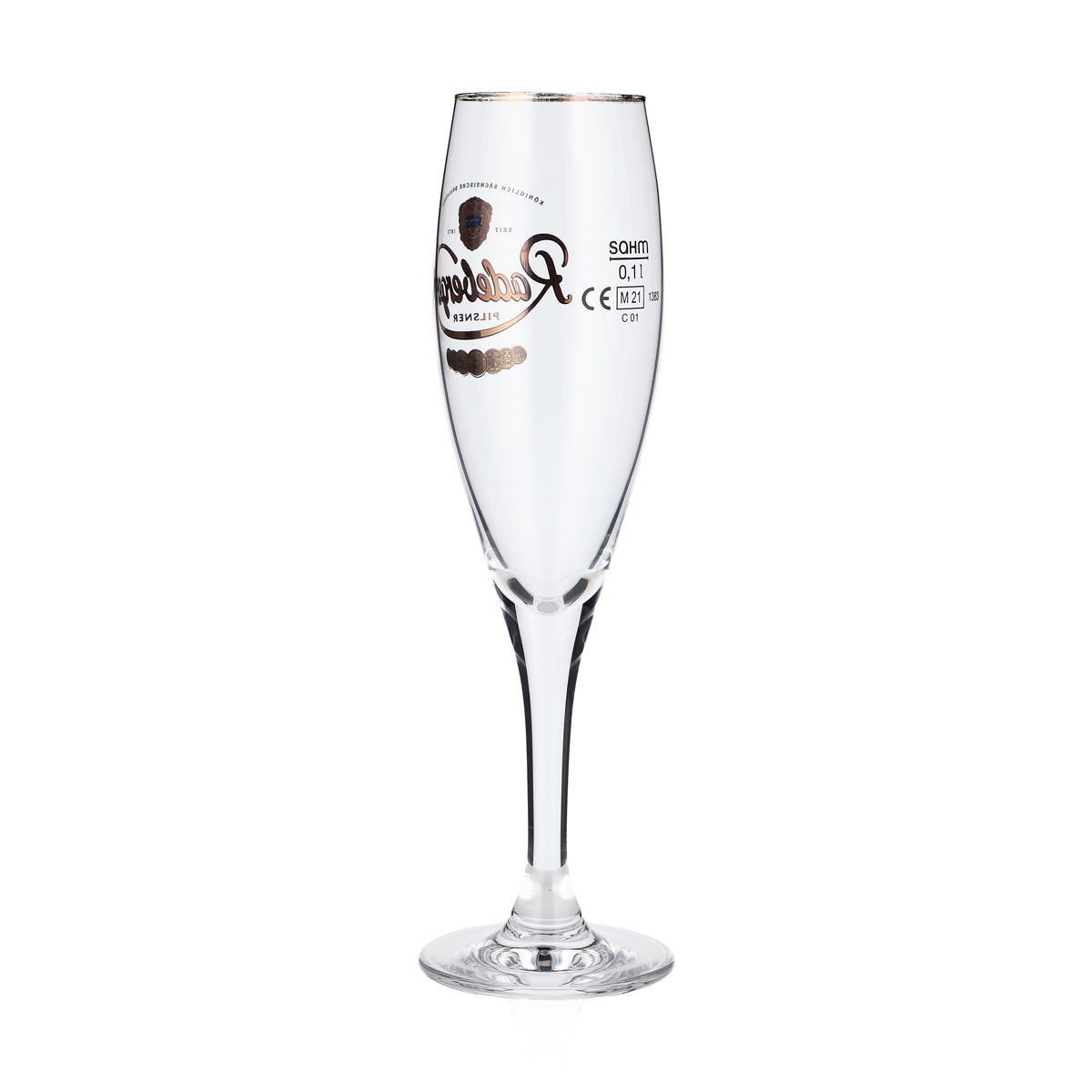 6 verres à bière Radeberger Verre de bienvenue Verre de dégustation 0,1 l Coupe Bord doré Sahm – Vue 4