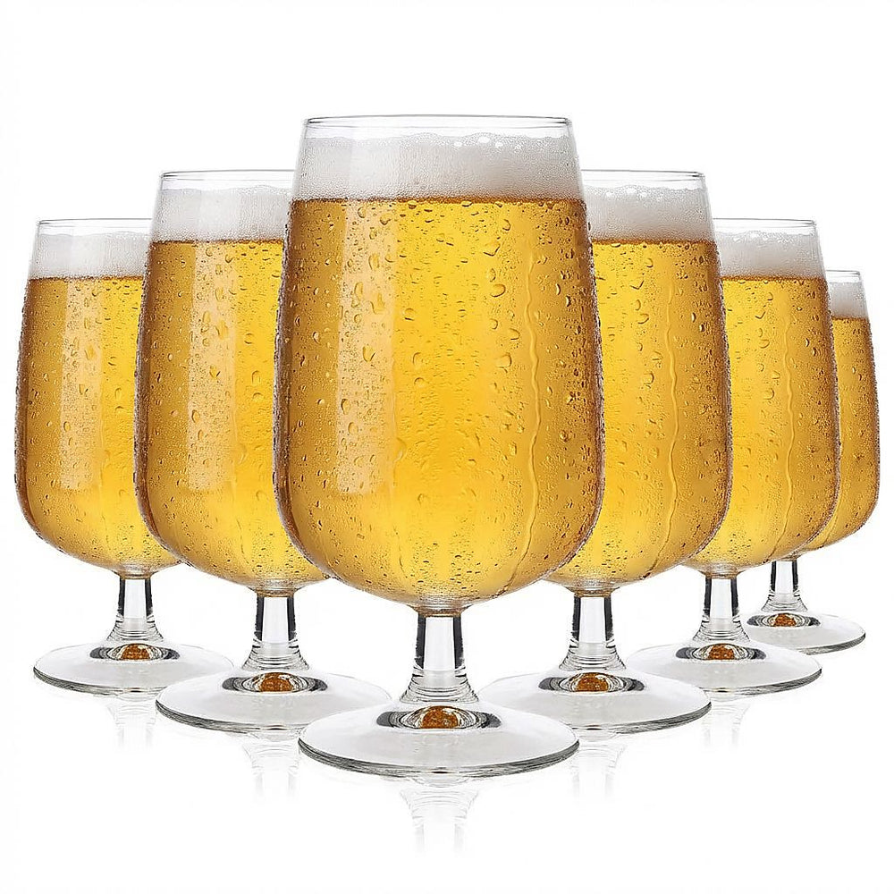 6 verres à bière Rastal 0,5 l, forme tulipe, verre universel sans logo, qualité restauration
