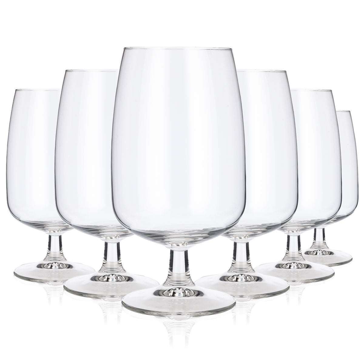 6 verres à bière Rastal 0,5 l, forme tulipe, verre universel sans logo, qualité restauration – Vue 3