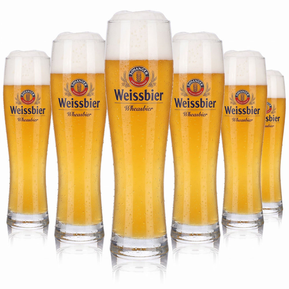 6 verres Rastal « Weizenglas Monaco Slim » de 0,5 l