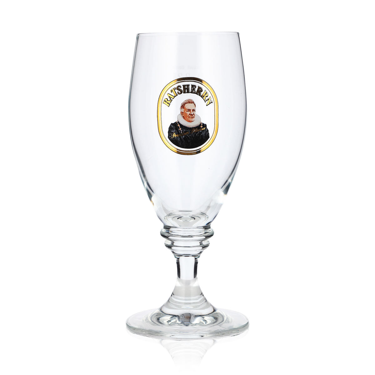 Lot de 6 verres à bière « Ratsherrn » de 0,2 l, forme tulipe, marque Deister Ritzenhoff Cristal (lot de 6) – Vue 2