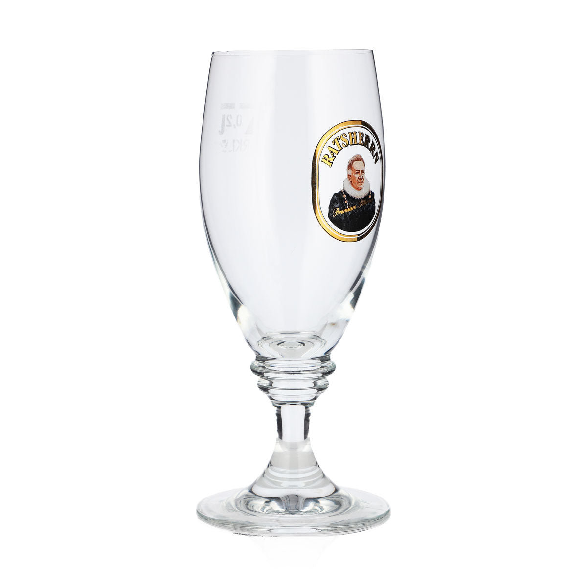 Lot de 6 verres à bière « Ratsherrn » de 0,2 l, forme tulipe, marque Deister Ritzenhoff Cristal (lot de 6) – Vue 3