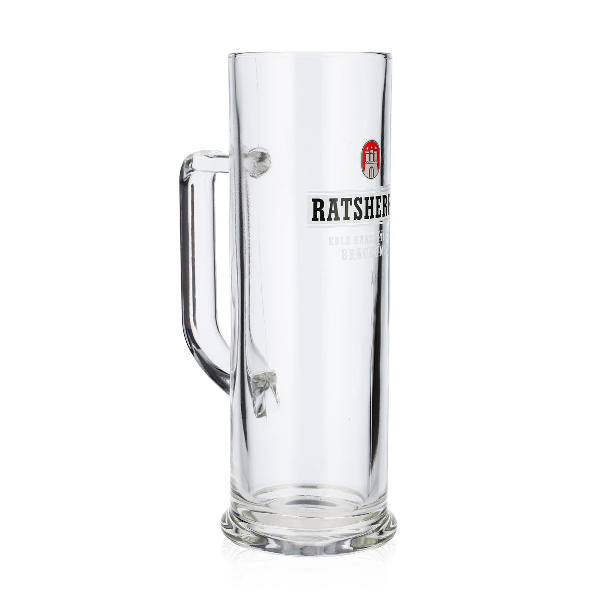 6 verres à bière « Ratsherrn » et chope de bière 0,5 l « Rastal » avec logo blanc « Hanseatische » (lot de 6) – Vue 3