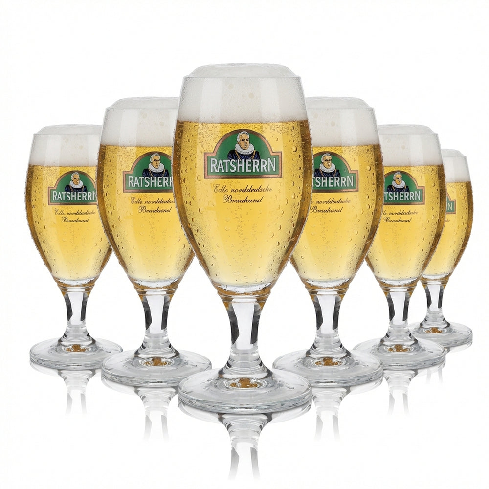 6 verres Ratsherrn 0,3 l Verres à bière Deister Pokal RC Ritzenhoff Brasserie de bière