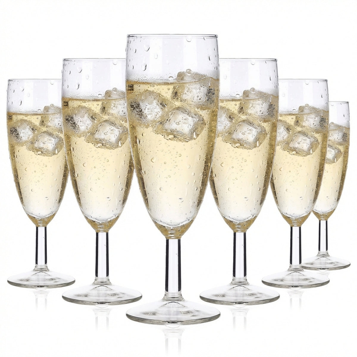 6x Ravenhead Verres à champagne Verres à flûte Verres à champagne Coupe à champagne Flûte 0,1 l
