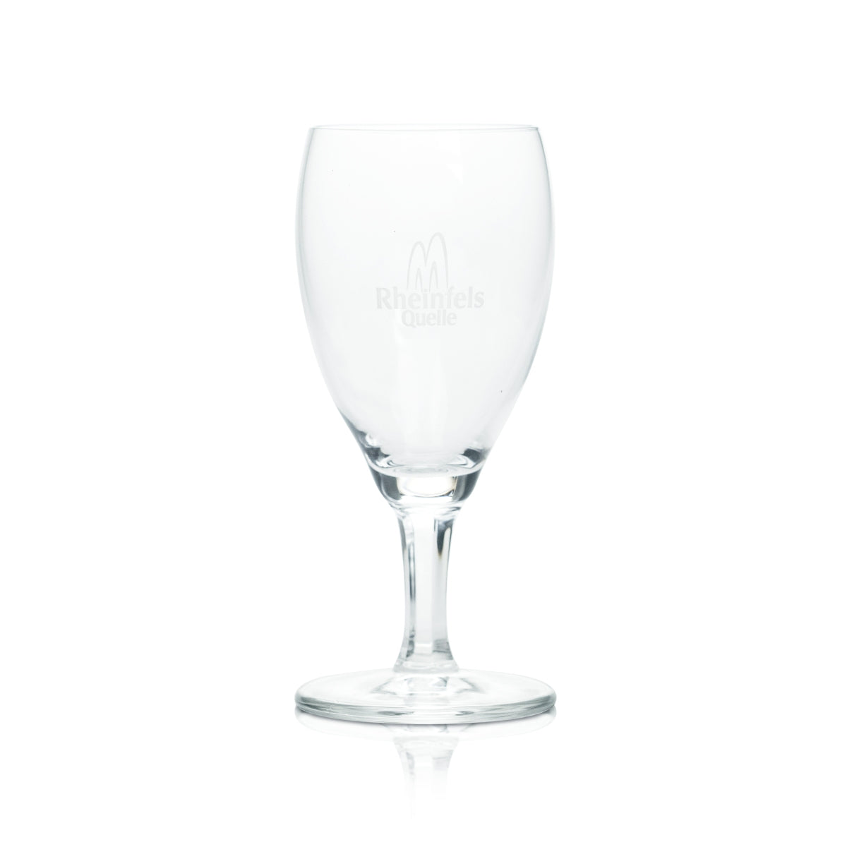 6x Rheinfels Quelle Verre à eau 0,19 l Verre à pied Coupe Verres à eau minérale Verre à soda – Vue 2