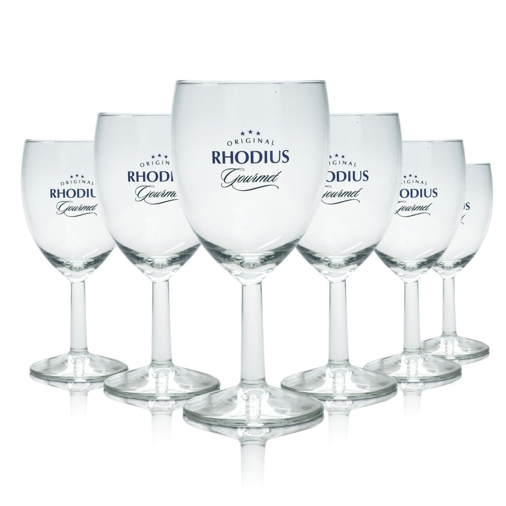6x verre Rhodius 0,2l verre à pied Gourmet eau minérale pétillante jus de fruits set de verres