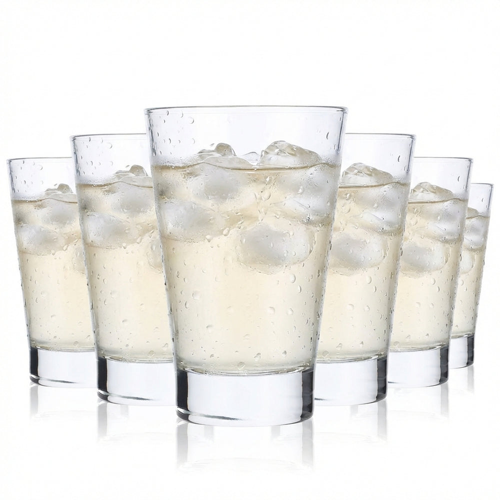 6 verres à eau Rhodius Verres à eau 0,29 l Gobelets Forme en V Inscription au fond