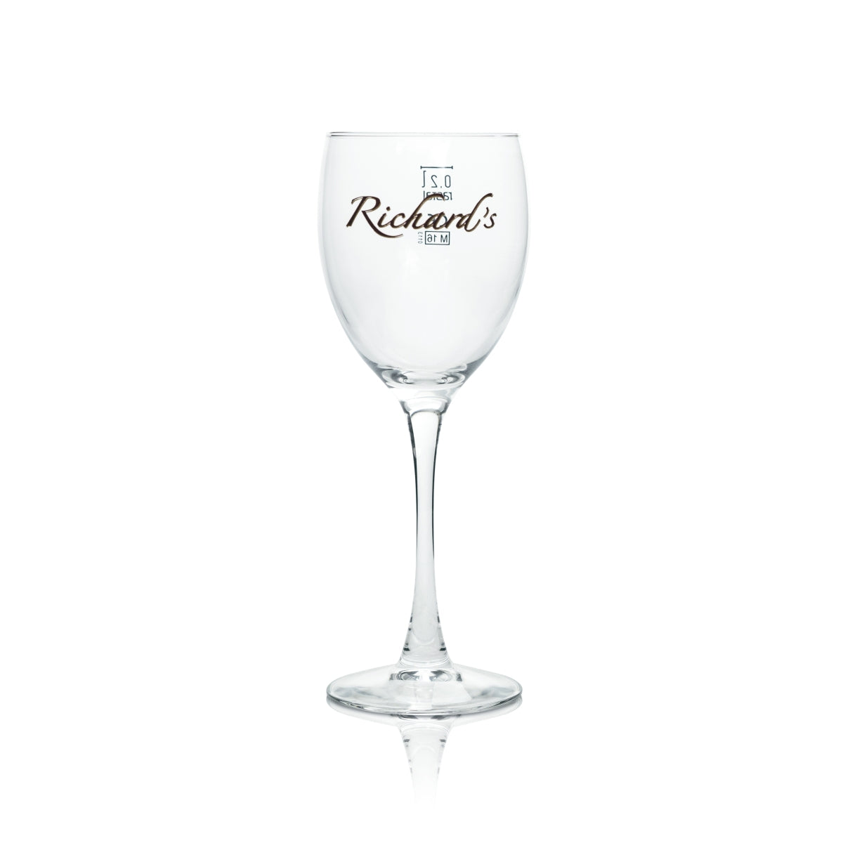6 verres à vin Richard's pour vin blanc 0,2 l, pied, cocktail, long drink, bar – Vue 2