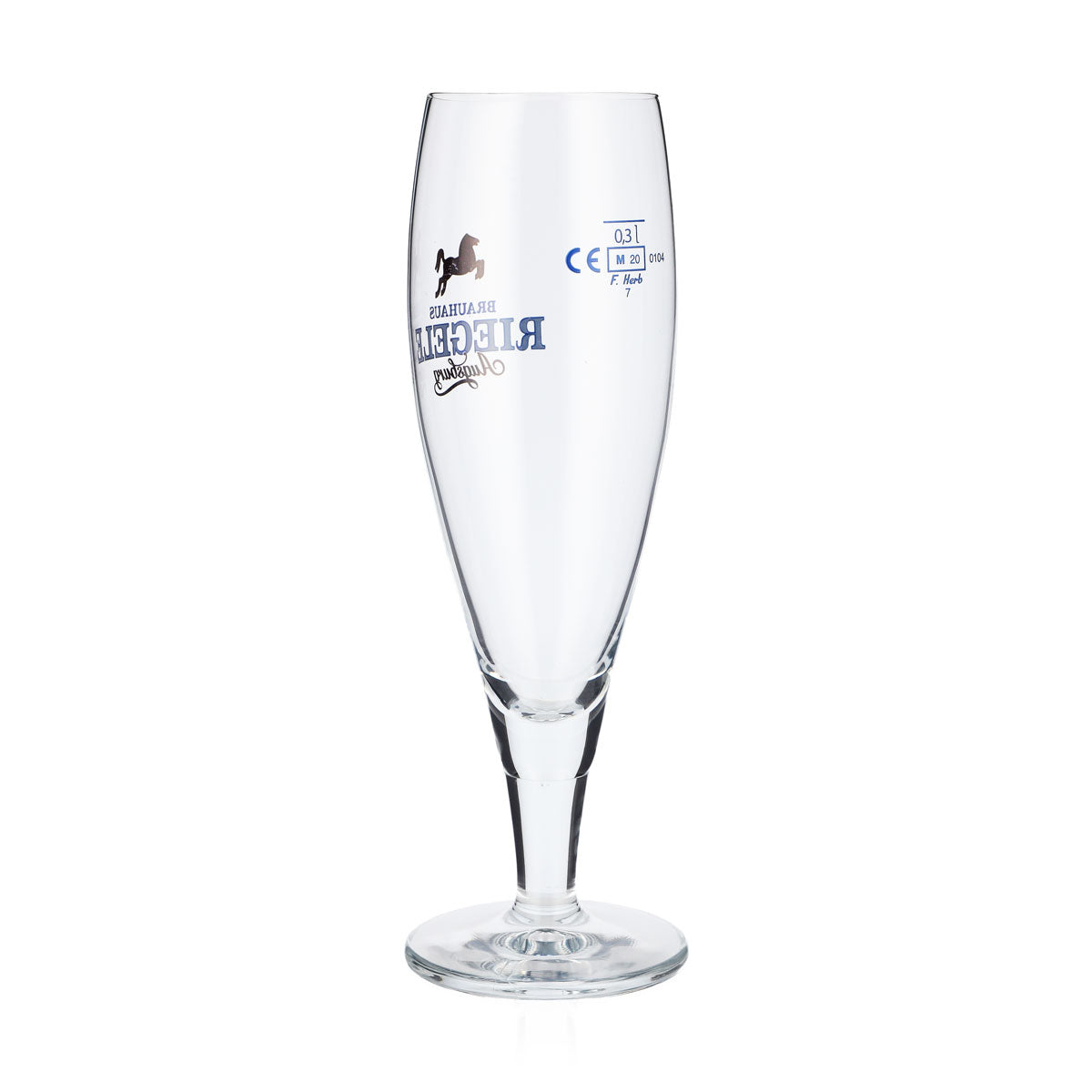 6 verres à bière Riegele 0,3 l Verres à bière en forme de coupe Verres à bière en forme de tulipe – Vue 4