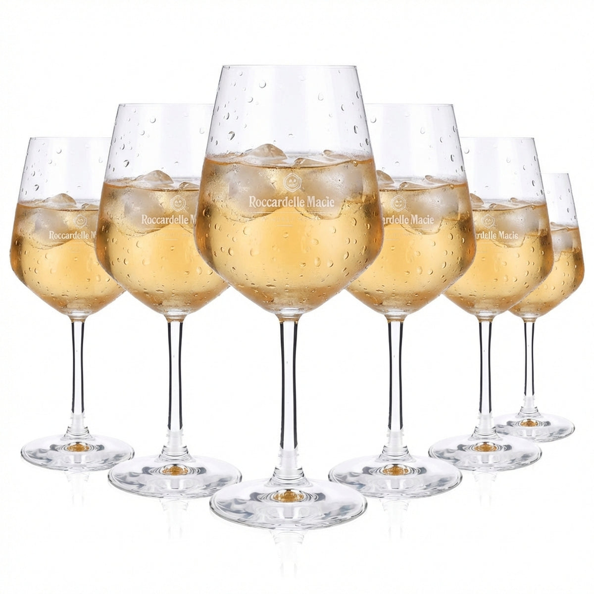 6 verres à vin Rocca delle Macie Verres à vin à pied Verres à vin en verre 0,53 l