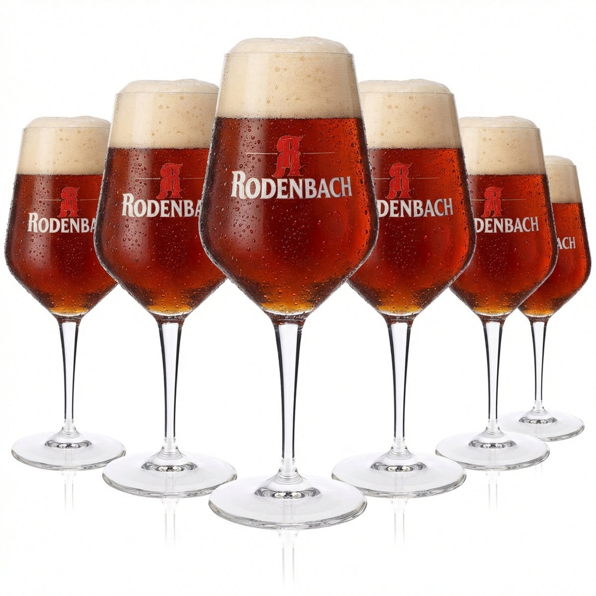 6 verres à bière Rodenbach Verres à bière Verres à vin Verres ballon 0,33 l