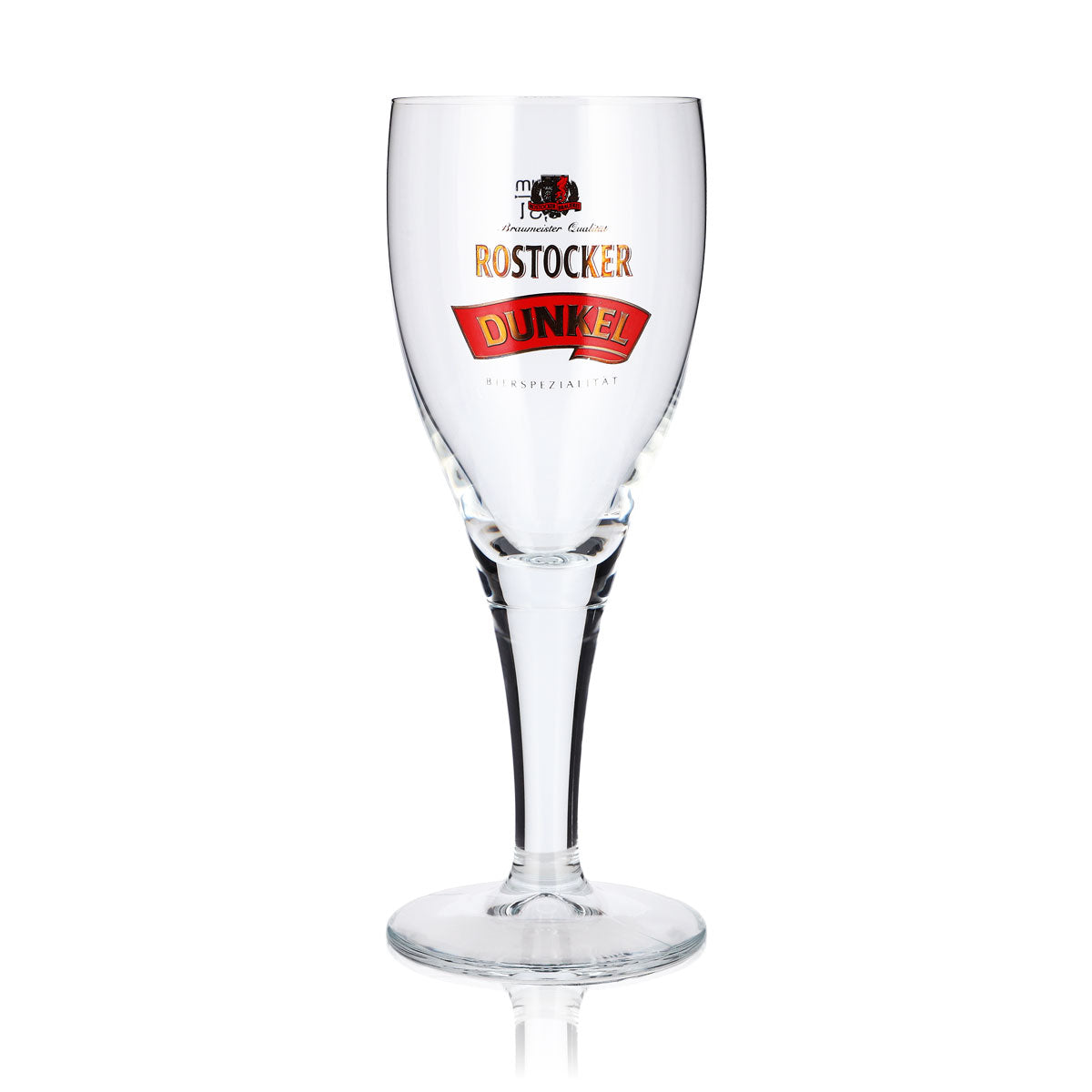 Lot de 6 verres à bière de Rostock, 0,3 l, forme de coupe, couleur foncée, logo rouge « Sahm » – Vue 2