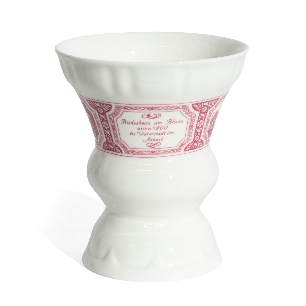 6x café Rüdesheimer Asbach Collection verre 0,26 l tasse + soucoupe en céramique – Vue 3
