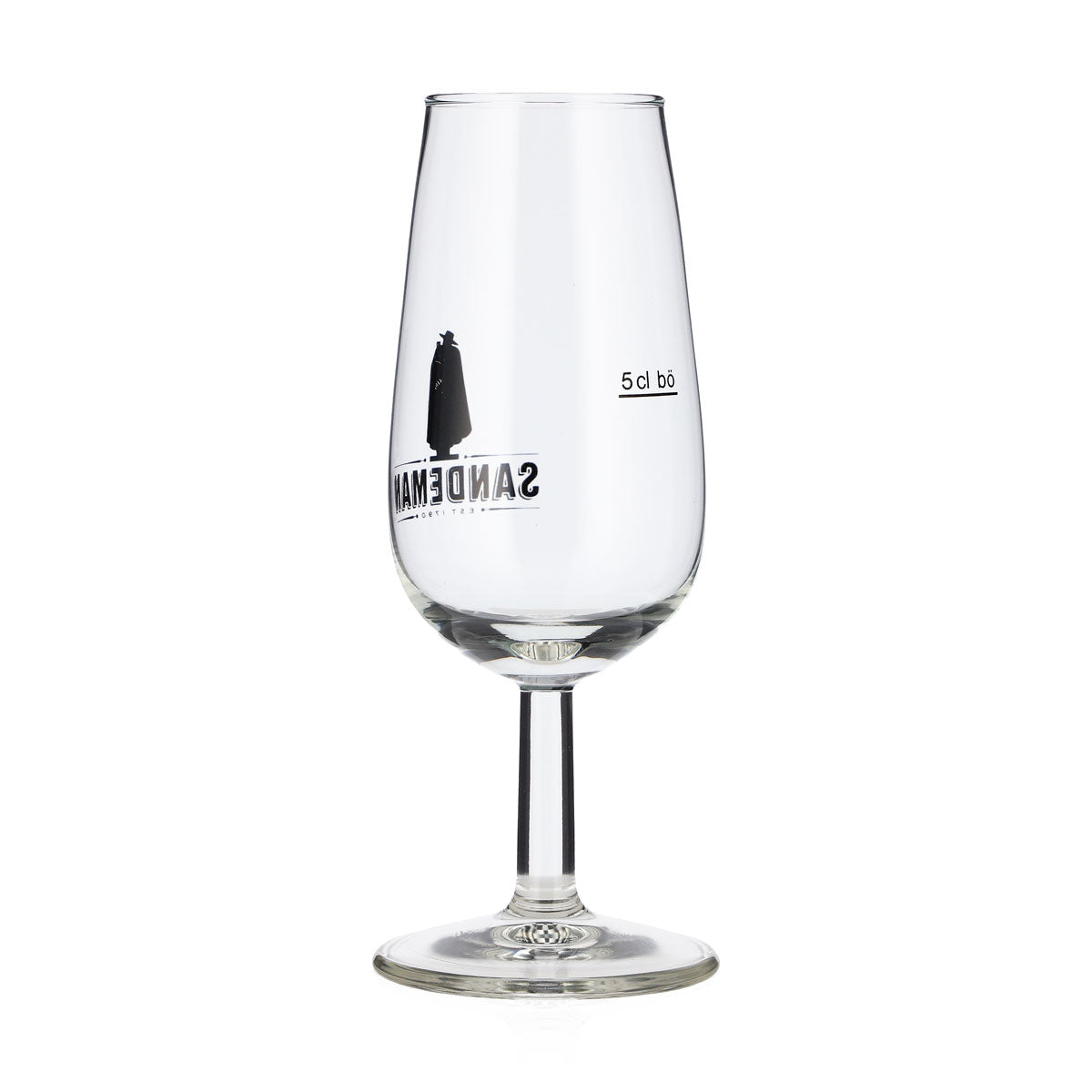 6 verres à vin Sandeman 5 cl, verre à dégustation avec logo noir (lot de 6) – Vue 3
