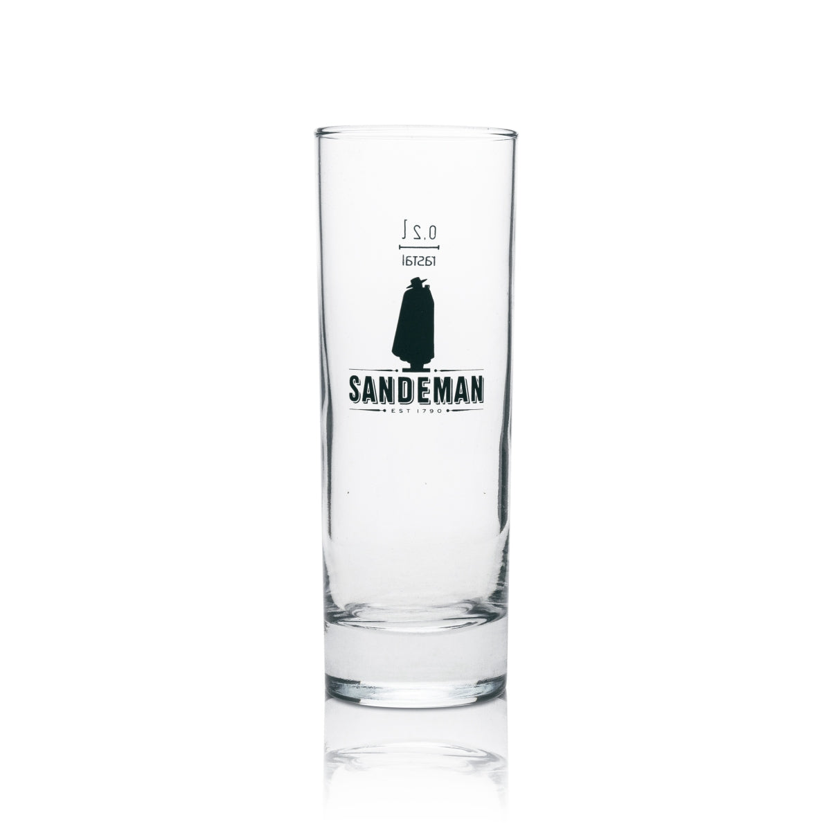 6 verres à vin Sandeman Verre à long drink 200 ml Logo noir – Vue 2