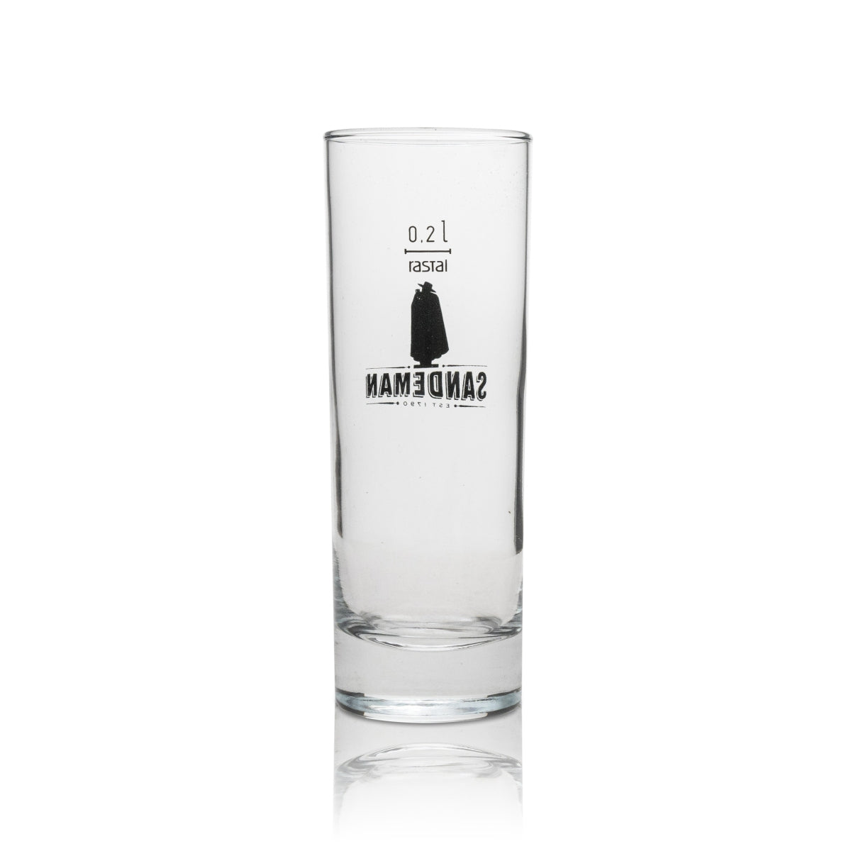 6 verres à vin Sandeman Verre à long drink 200 ml Logo noir – Vue 3