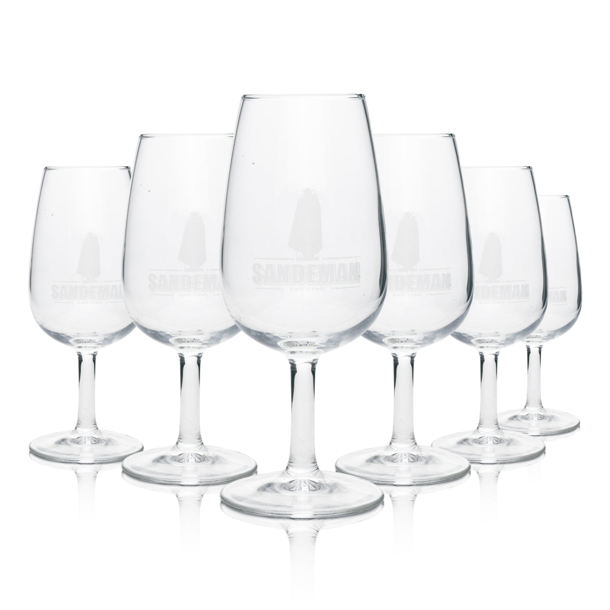 6 verres à vin Sandeman 215 ml