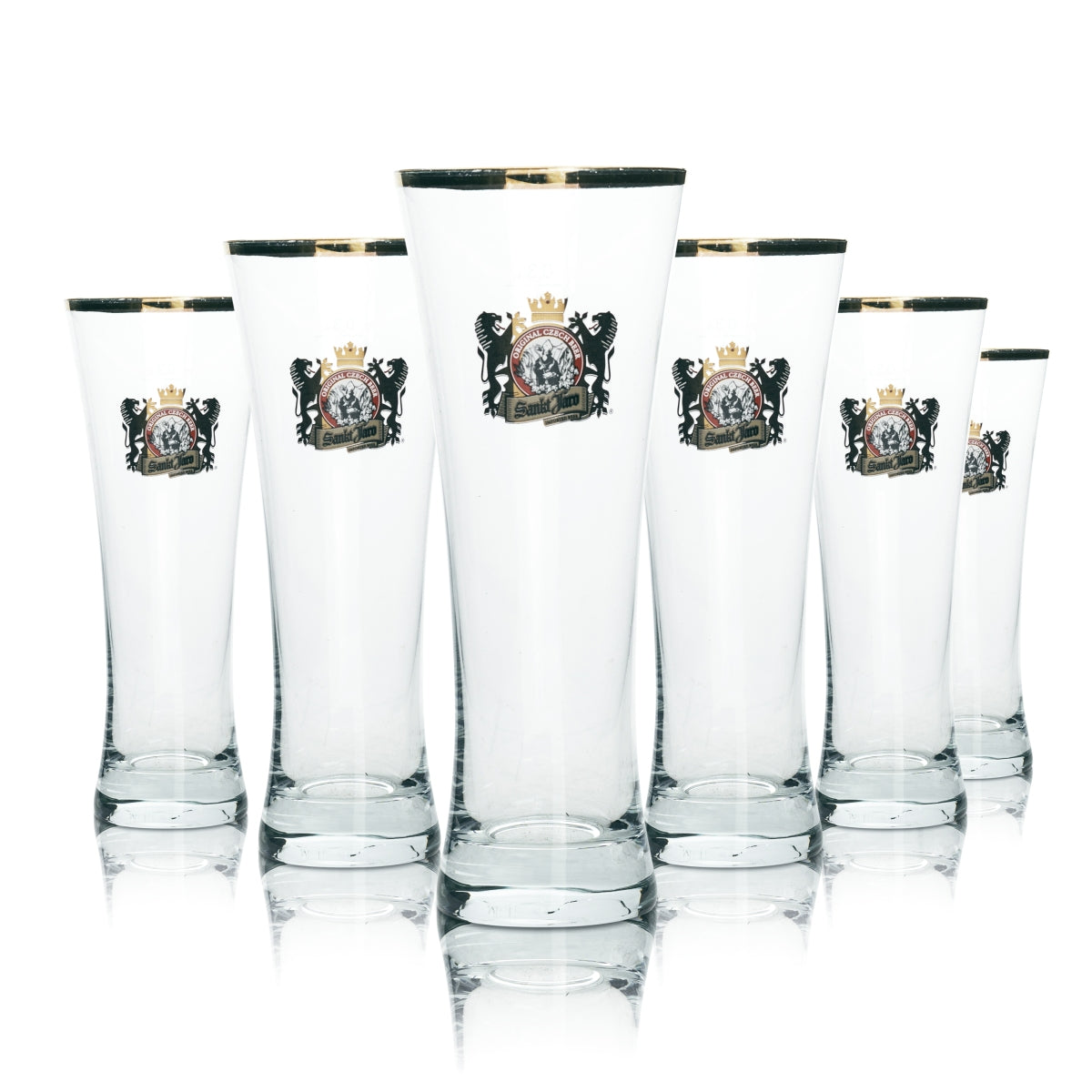 6 verres à bière Sankt Jaro 0,3 l Ritzenhoff Pils Tulipe Czech Beer Cup