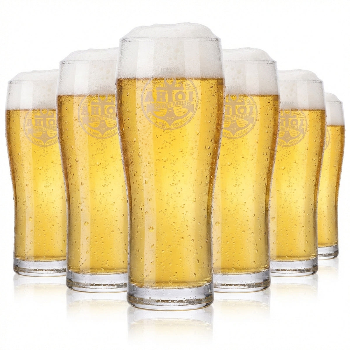 6 verres à bière Sankt Pauli 0,3 l Ahoi Willibecher Set de verres Reeperbahn Kiez Kneipe