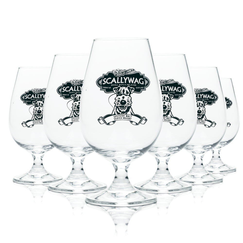 6 verres Scallywag 0,17 l Verres de dégustation Scotch Whisky Douglas Laing Destil