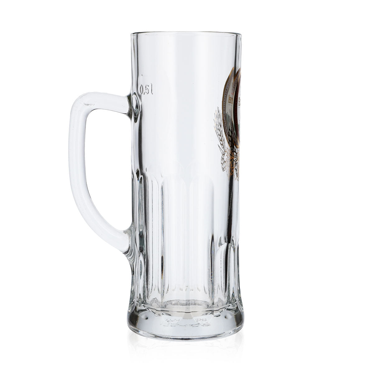 6 verres à bière Scherdel Bierseidel 0,5 l avec décor doré en relief – Vue 4