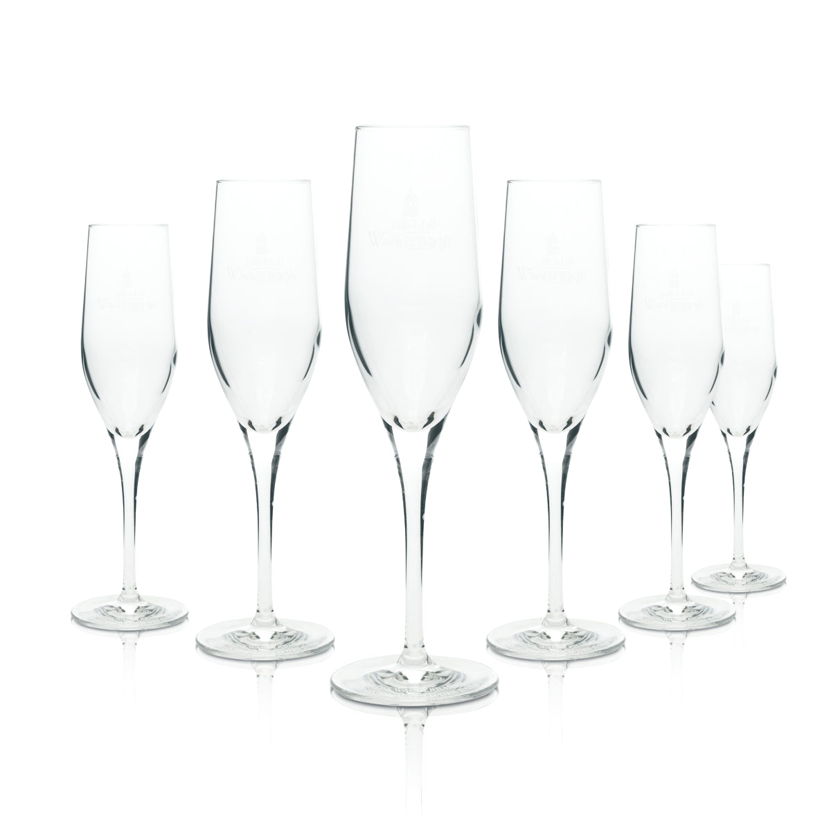 6x Verres à champagne Wackerbarth 175 ml Flûtes à champagne Exquisit Verres Prosecco