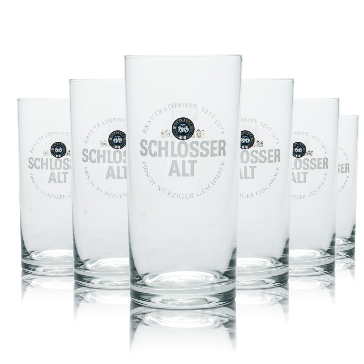 6x verres à bière Alt Bier 0,25 l Willi Becher verres à pied brasserie gastronomie