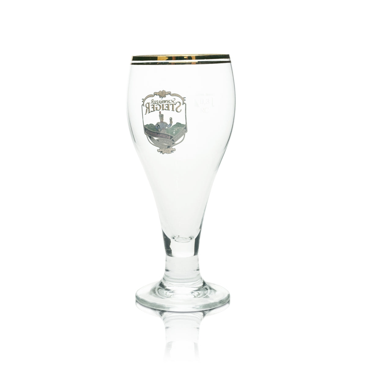 6x verre à bière Schwarzer Steiger, bière noire, 0,3 l, bord doré, double logo doré Ritzenhoff – Vue 3