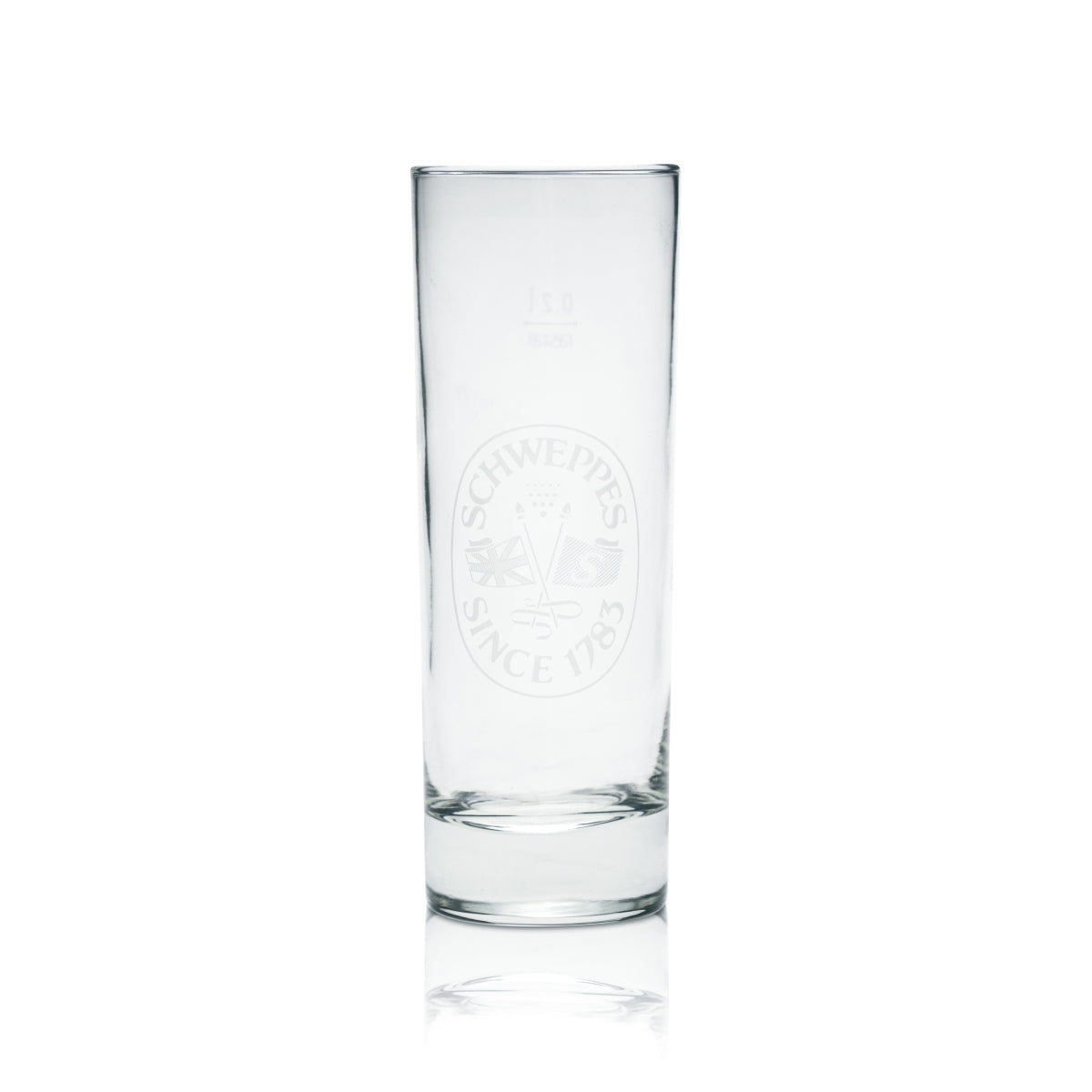 6x Schweppes verre 0,2 l verre à soda verre à cocktail verre à pied calibré rétro tonic – Vue 2