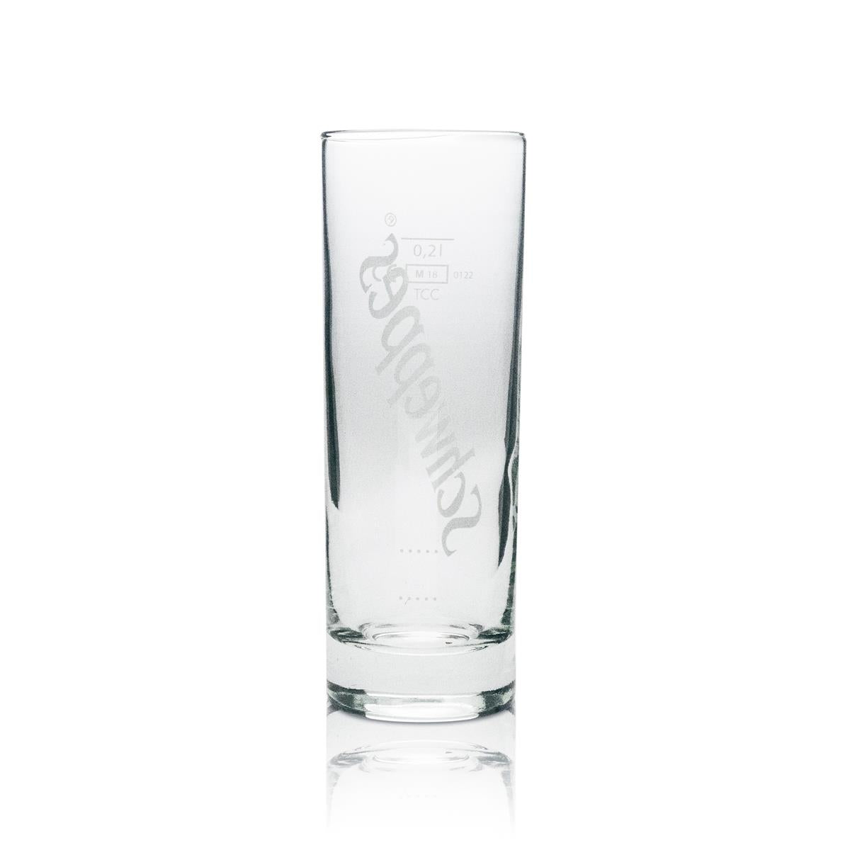 6 verres à long drink Schweppes Softdrink, ronds, inscription blanche – Vue 3