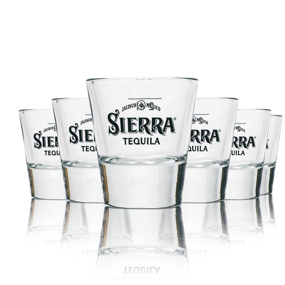 6 verres à shot Sierra Tequila 2 cl – Set court pour les amateurs de tequila et les fêtes