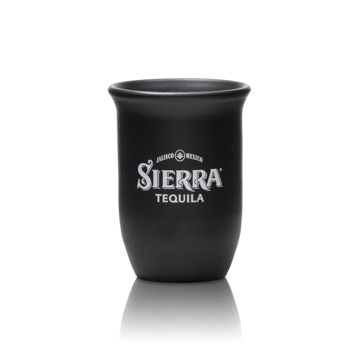 6x Sierra Tequila Gobelet en terre cuite noir feat Paloma – Vue 3