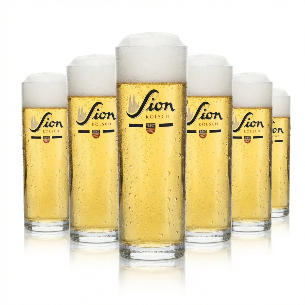 6 verres à bière Sion 0,3 l, verres à bière Kölsch, verres tulipe, gobelets Willi Köln Rastal Beer