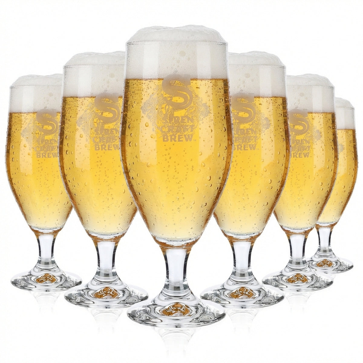 6 verres à bière Siren Craft Brew 0,3 l Verres à bière Pokal Rastal