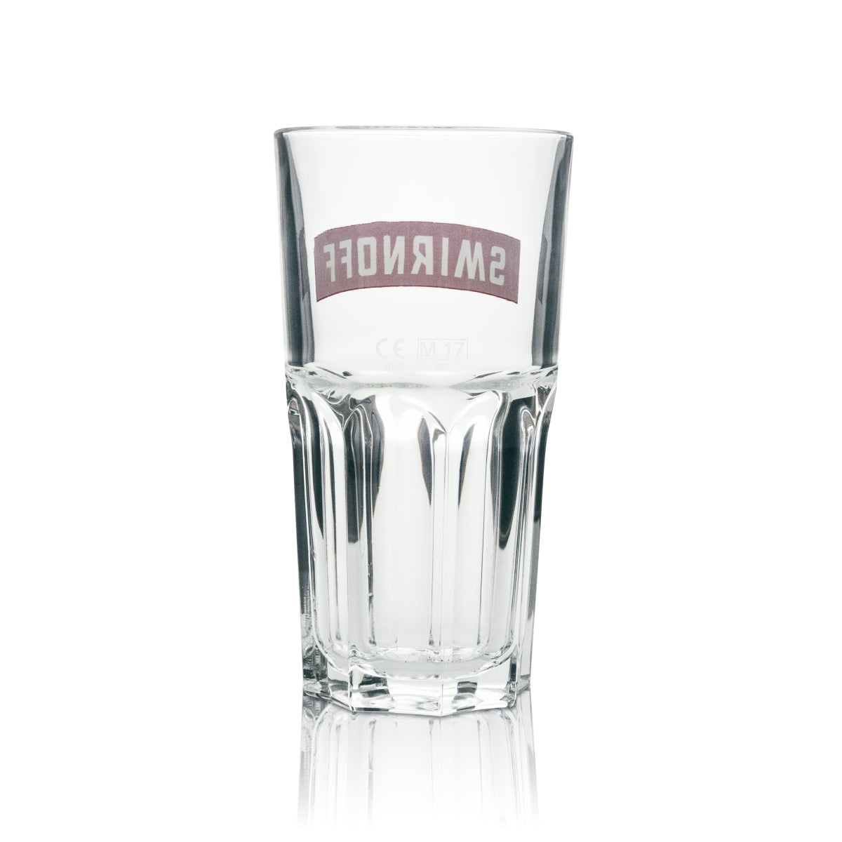 6 verres à vodka Smirnoff 0,29 l Longdrink, inscription rouge – Vue 3