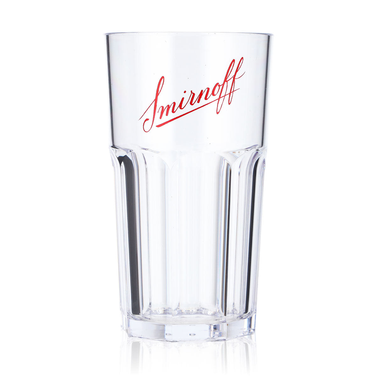 6x Smirnoff Vodka Verre gobelet réutilisable Gobelet de fête Acrylique Plastique 0,3 l Relief – Vue 2