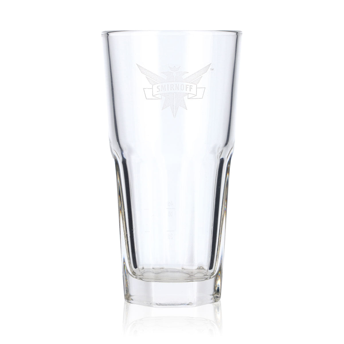 6 verres à vodka Smirnoff Vodka 0,3 l Verre à long drink Logo satiné – Vue 2
