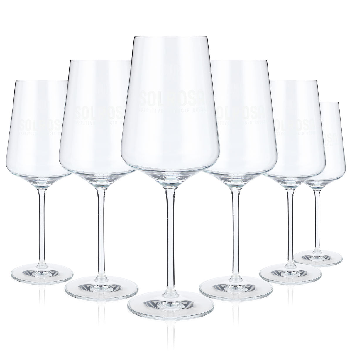 6x Verres à pied Solrosa Verres à liqueur Verres à spritz Verres à vin Verre 0,4 l
