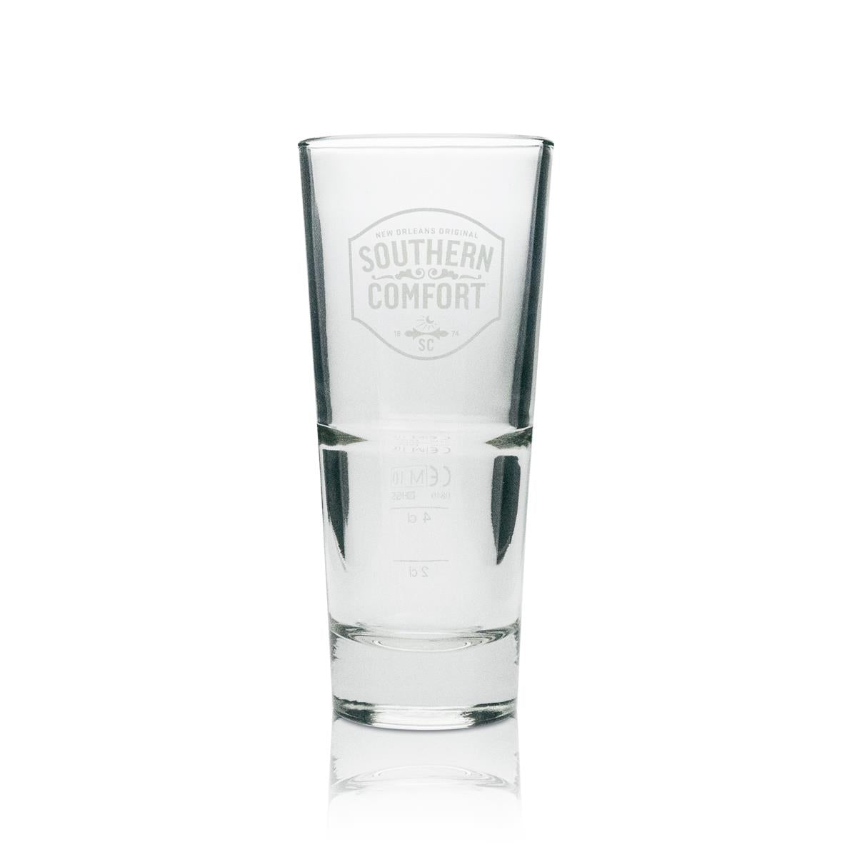 6 verres à whisky Southern Comfort Longdrink avec logo blanc 296 ml – Vue 2