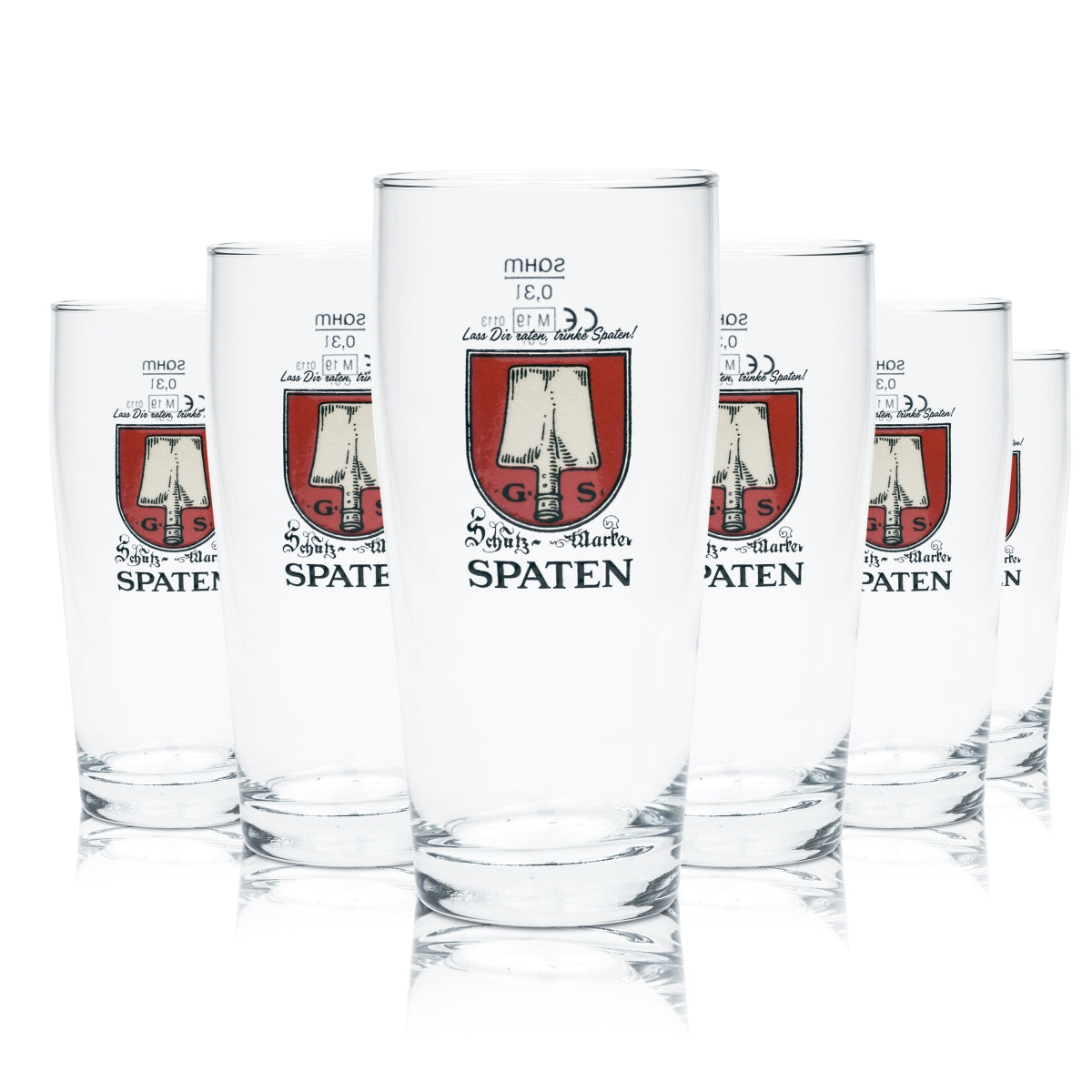 6 verres à bière Spaten 0,3l Willi – Vue 2