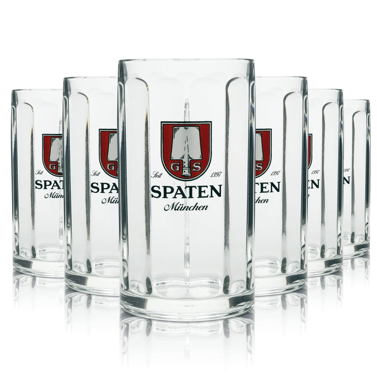 6 chopes à bière Spaten 400 ml Brema
