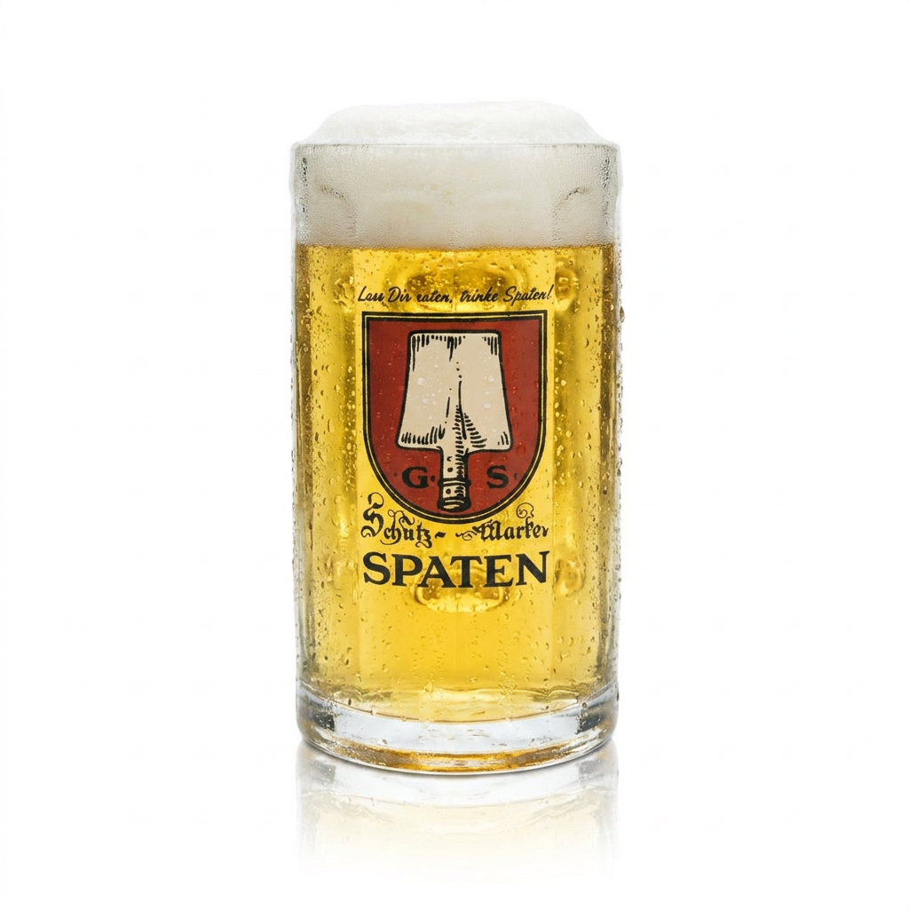 6 verres à bière Spaten 0,5 l, verres à bière, brasserie bavaroise, café en plein air, bière blonde de Munich – Vue 2