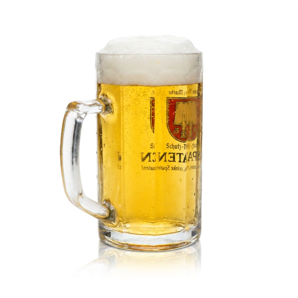 6 verres à bière Spaten 0,5 l, verres à bière, brasserie bavaroise, café en plein air, bière blonde de Munich – Vue 3