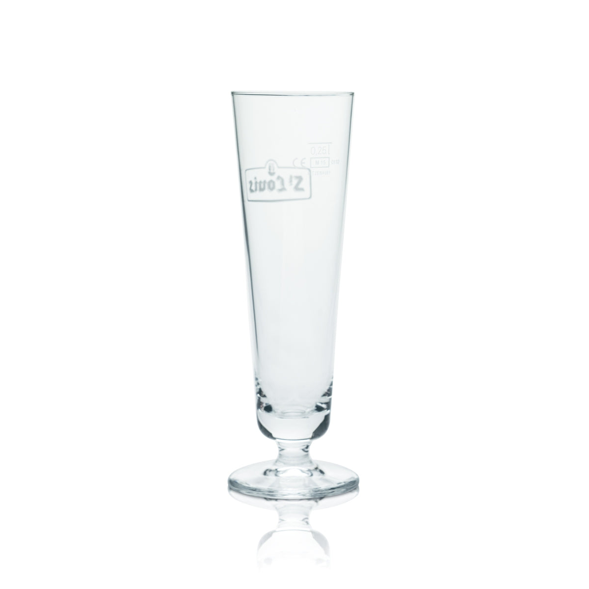 6 verres à bière St. Louis 0,25 l, verres à bière Kriek, bière à la cerise, brasserie belge – Vue 3
