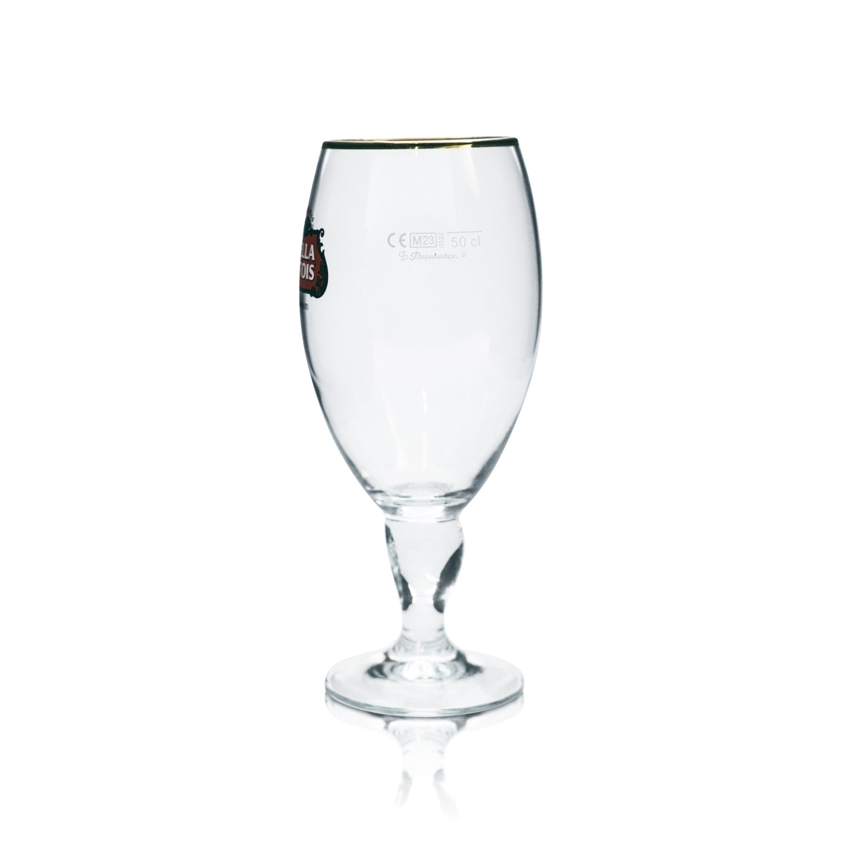 6 verres à bière Stella Artois 0,5 l, forme tulipe, bord doré, pied design, verres à bière – Vue 3