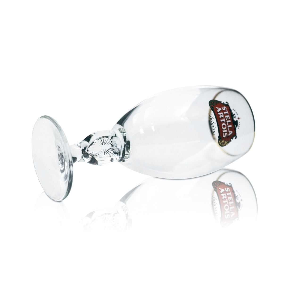 6 verres à bière Stella Artois 0,5 l, forme tulipe, bord doré, pied design, verres à bière – Vue 4