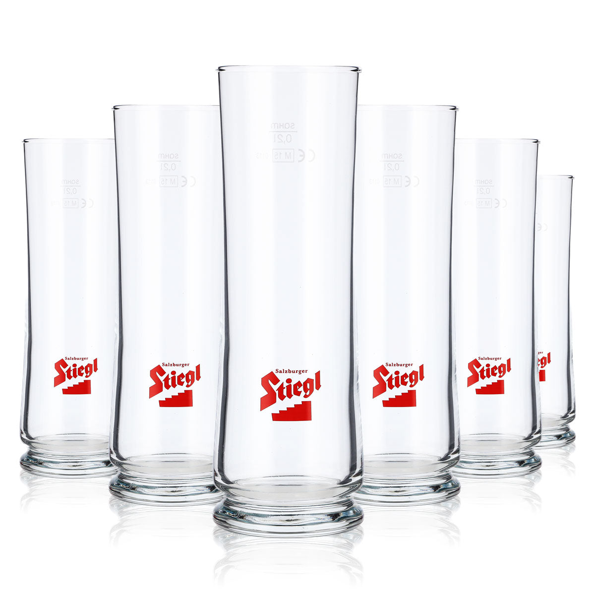 6 verres à bière Stiegl 0,2 l Gobelets/Verres à bière Verres à bière Sahm – Vue 2